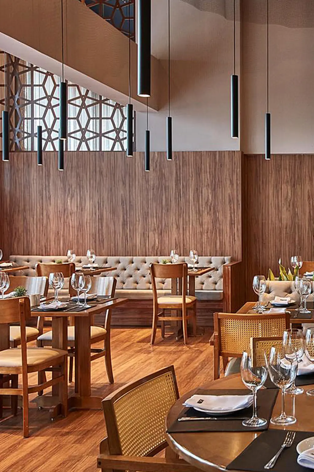 Sonorização de restaurante